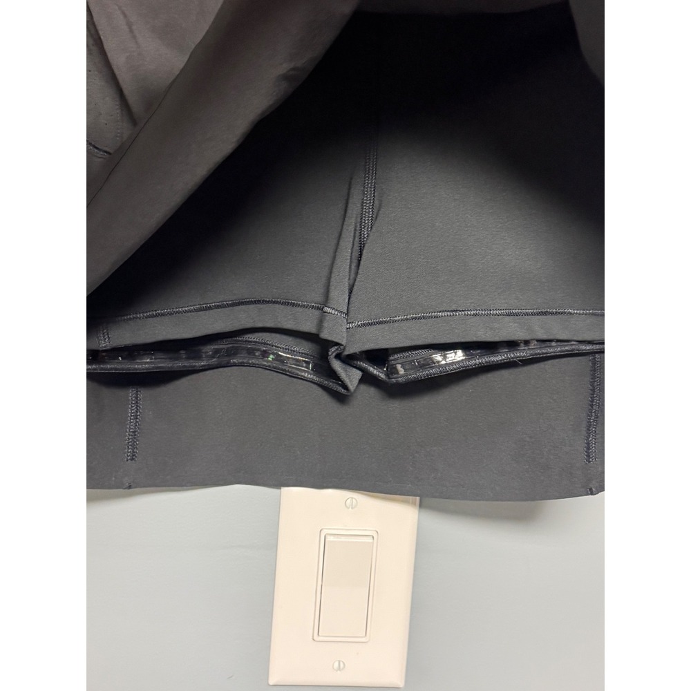 Athleta Run With It Skort 14" Black Athletic Running Skirt Small Small Pocket - Picture 5 of 6